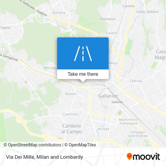 Via Dei Mille map