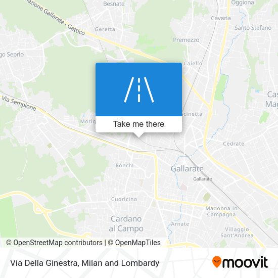 Via Della Ginestra map