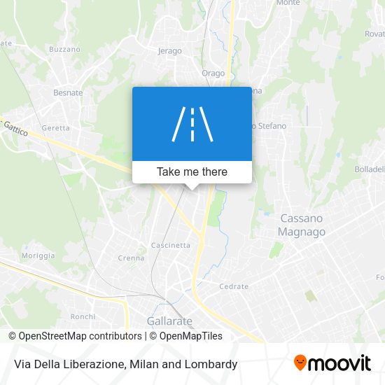 Via Della Liberazione map