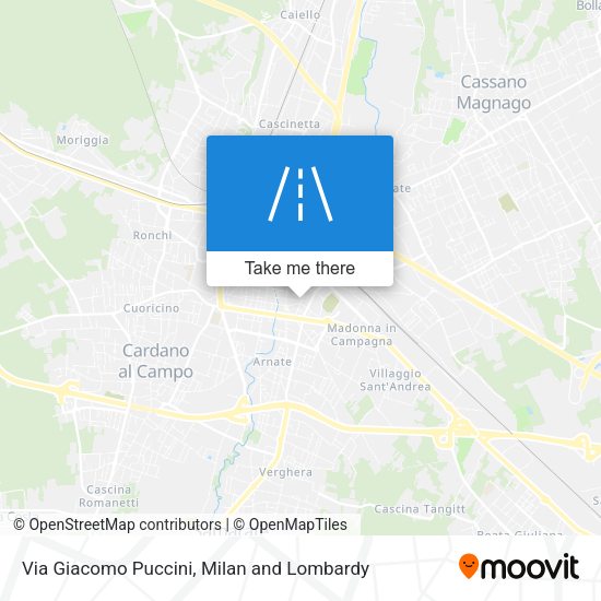 Via Giacomo Puccini map