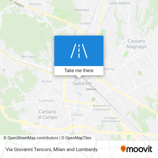Via Giovanni Tenconi map