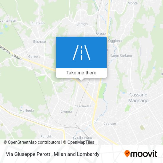 Via Giuseppe Perotti map