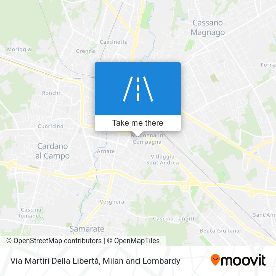 Via Martiri Della Libertà map
