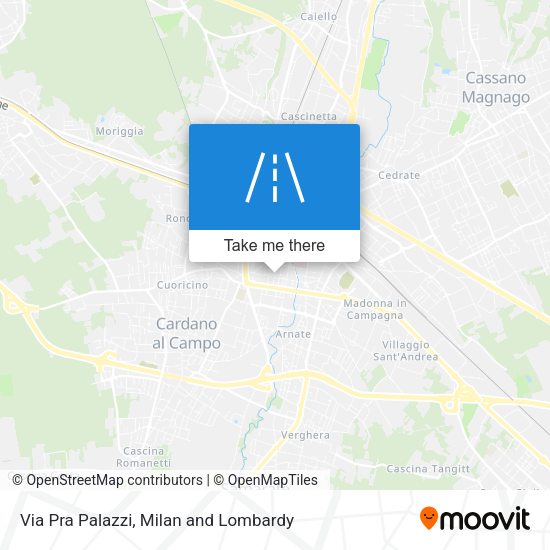 Via Pra Palazzi map