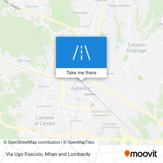 Via Ugo Foscolo map