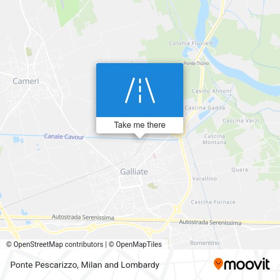 Ponte Pescarizzo map