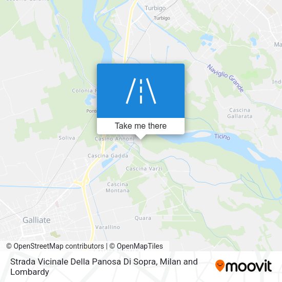 Strada Vicinale Della Panosa Di Sopra map
