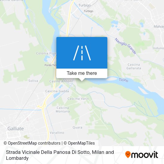 Strada Vicinale Della Panosa Di Sotto map
