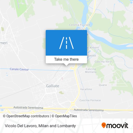 Vicolo Del Lavoro map