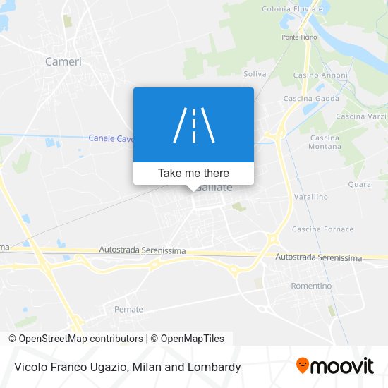 Vicolo Franco Ugazio map