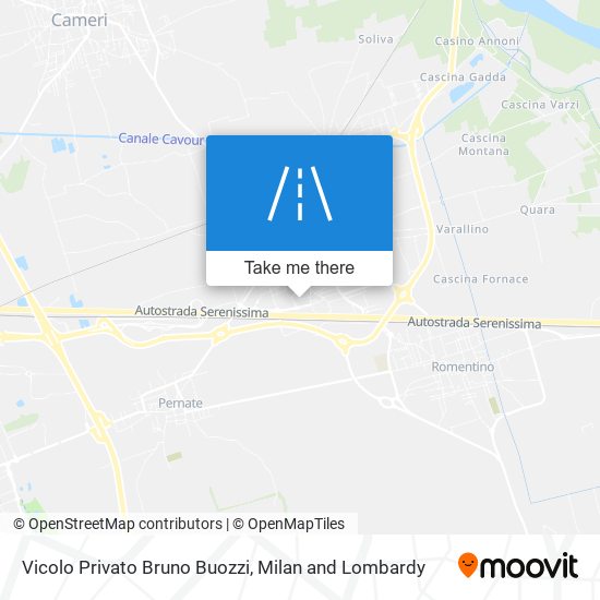 Vicolo Privato Bruno Buozzi map