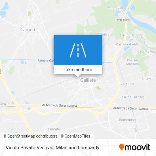 Vicolo Privato Vesuvio map