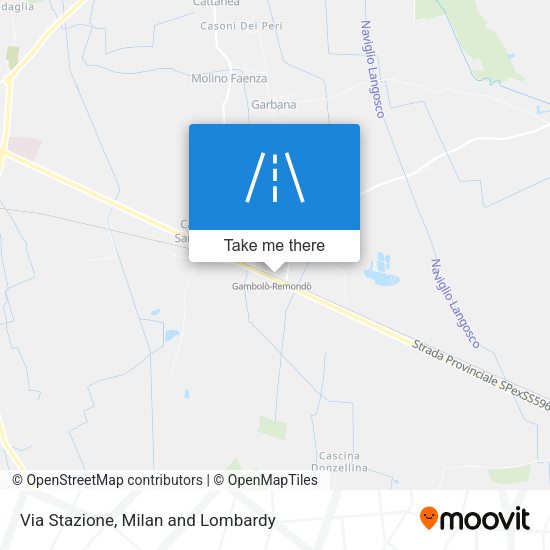 Via Stazione map