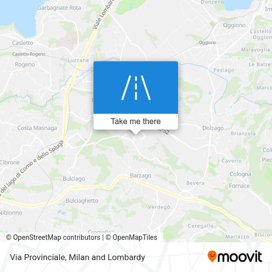 Via Provinciale map