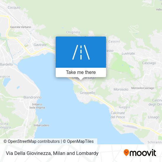 Via Della Giovinezza map