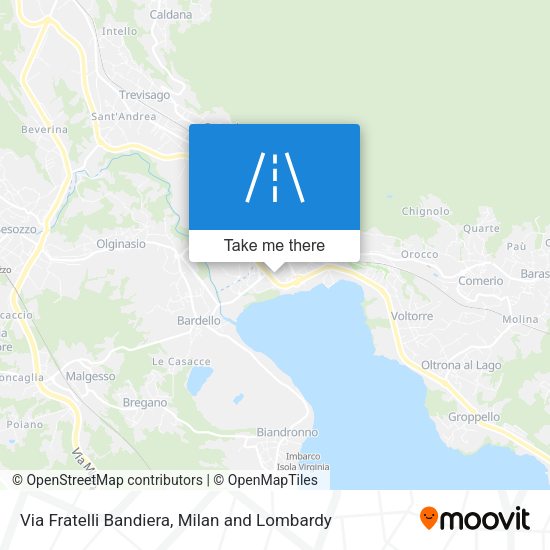 Via Fratelli Bandiera map