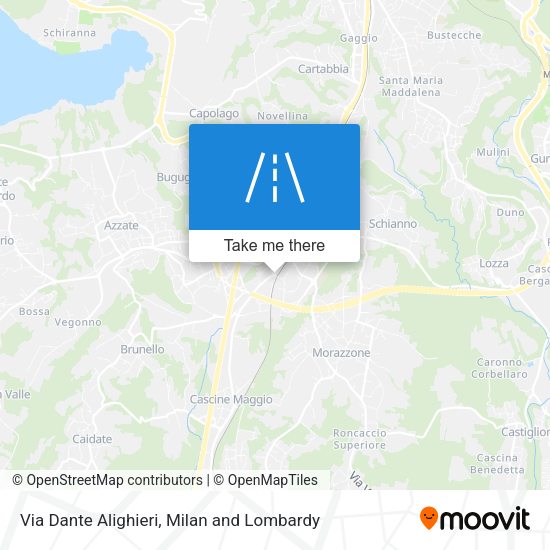 Via Dante Alighieri map