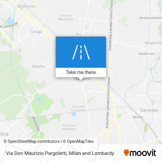 Via Don Maurizio Pargoletti map