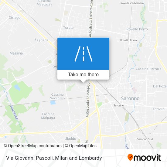 Via Giovanni Pascoli map