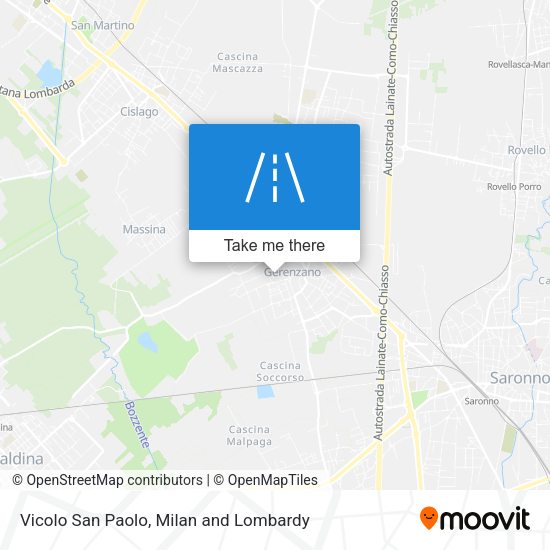 Vicolo San Paolo map