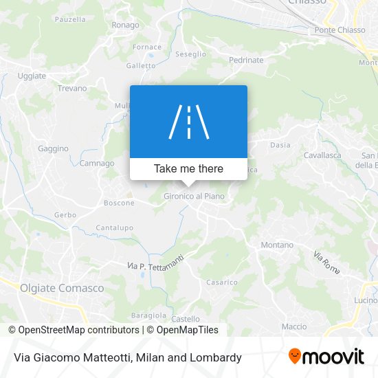 Via Giacomo Matteotti map