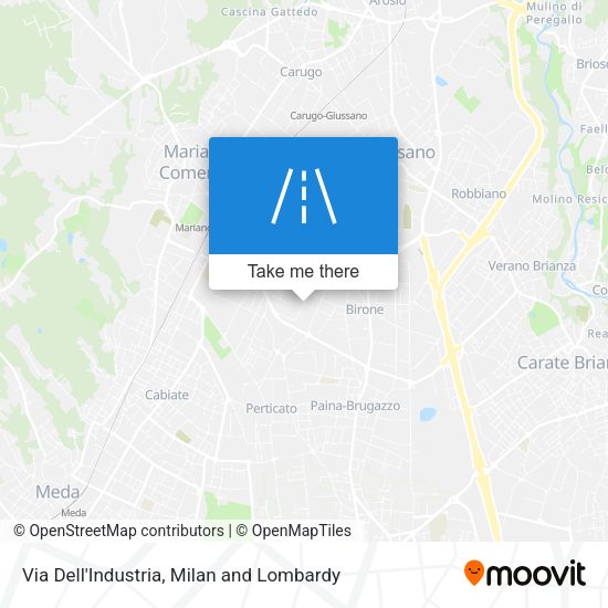 Via Dell'Industria map