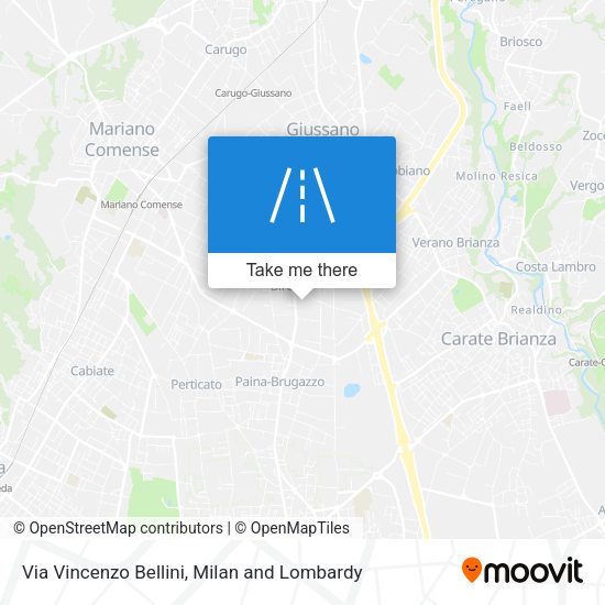 Via Vincenzo Bellini map
