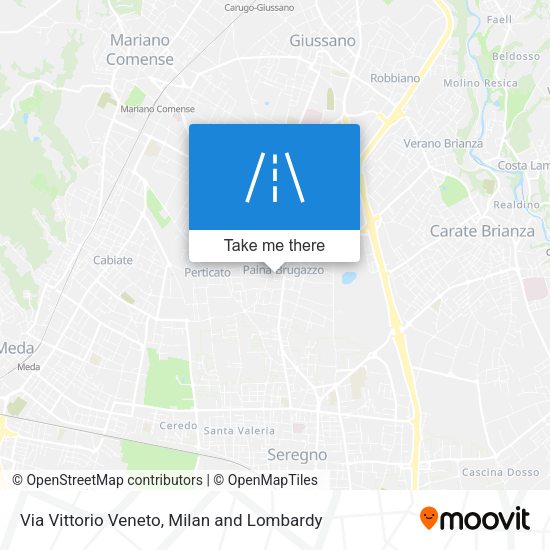 Via Vittorio Veneto map