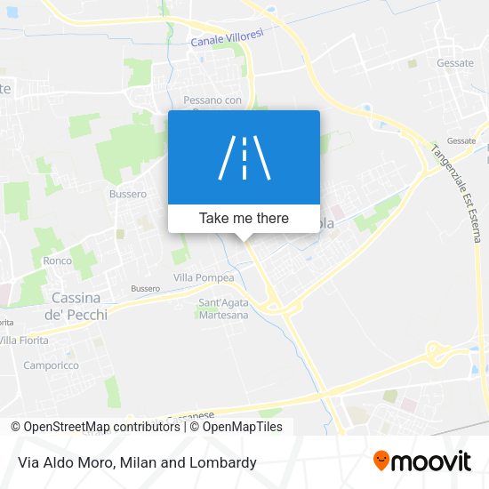 Via Aldo Moro map