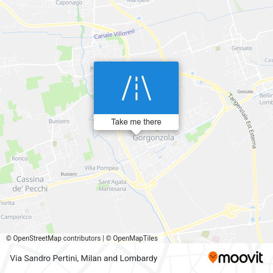 Via Sandro Pertini map