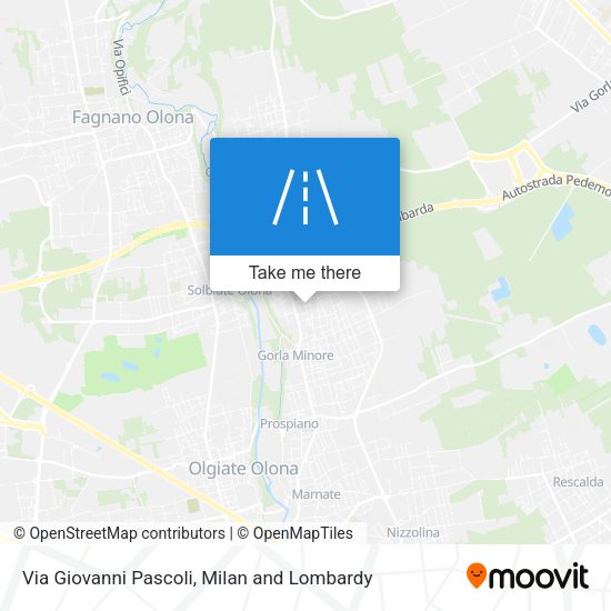Via Giovanni Pascoli map