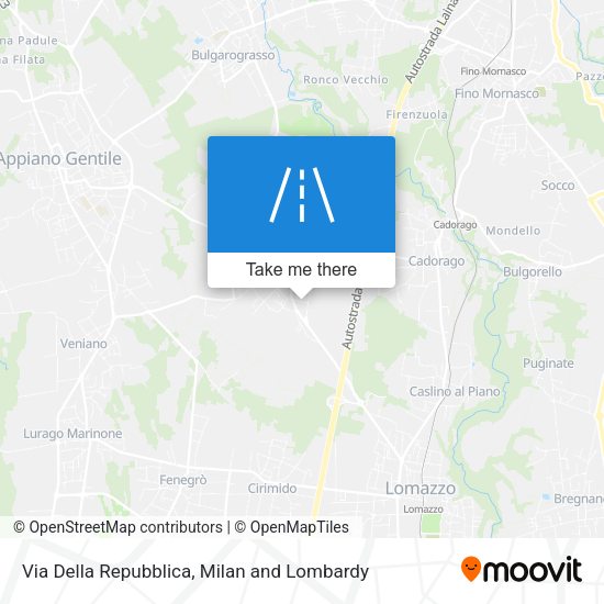 Via Della Repubblica map
