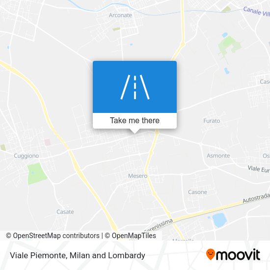 Viale Piemonte map