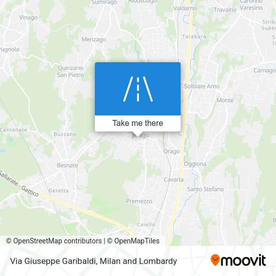 Via Giuseppe Garibaldi map