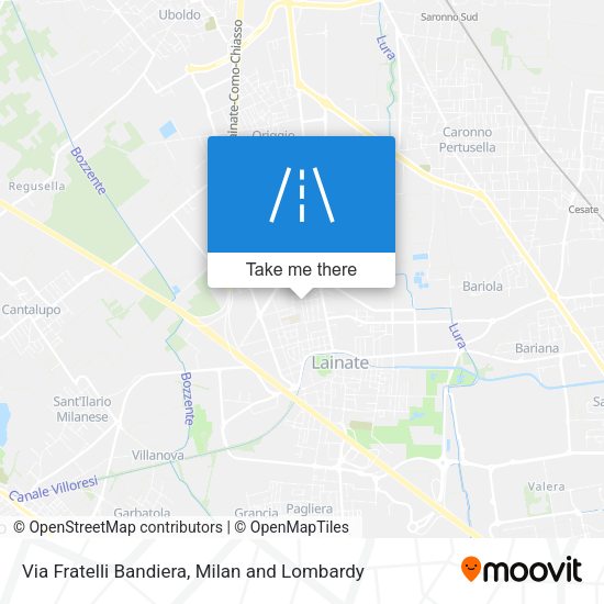 Via Fratelli Bandiera map