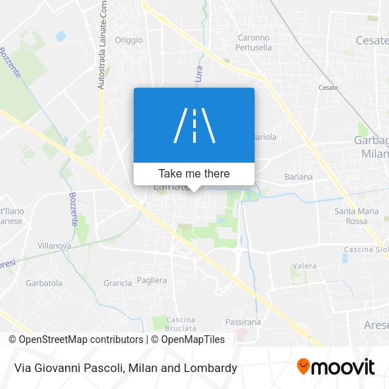 Via Giovanni Pascoli map