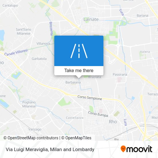 Via Luigi Meraviglia map