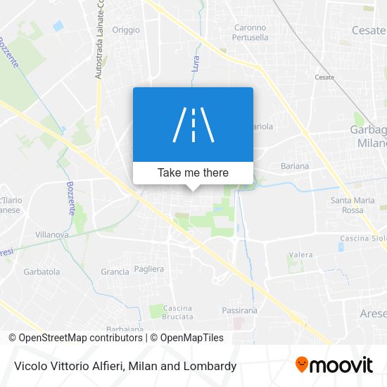 Vicolo Vittorio Alfieri map