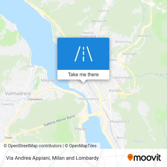 Via Andrea Appiani map