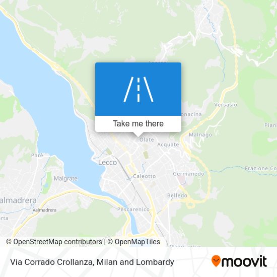 Via Corrado Crollanza map