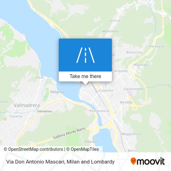 Via Don Antonio Mascari map