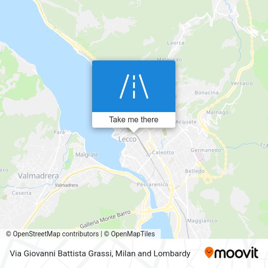Via Giovanni Battista Grassi map