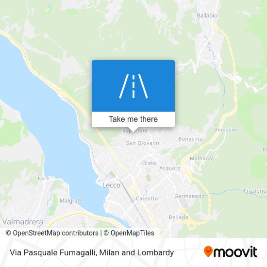 Via Pasquale Fumagalli map