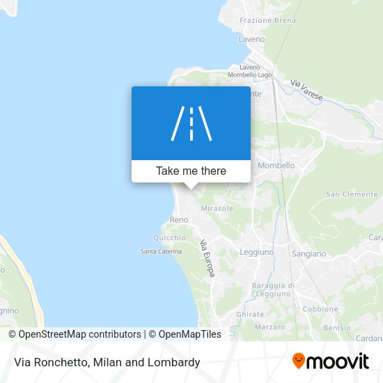 Via Ronchetto map