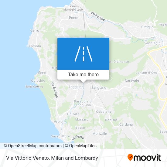 Via Vittorio Veneto map