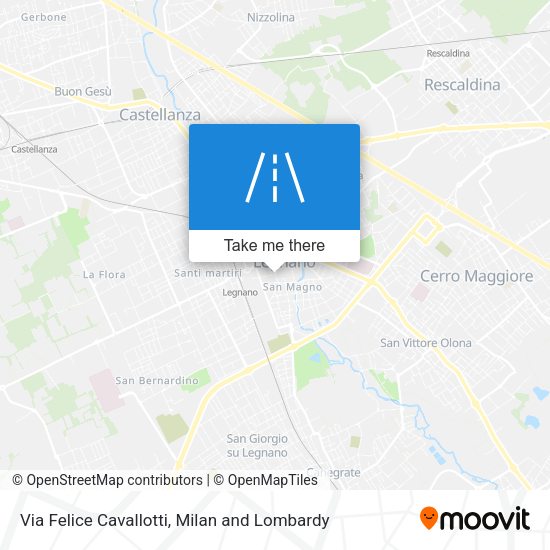 Via Felice Cavallotti map
