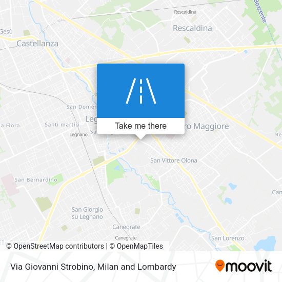 Via Giovanni Strobino map