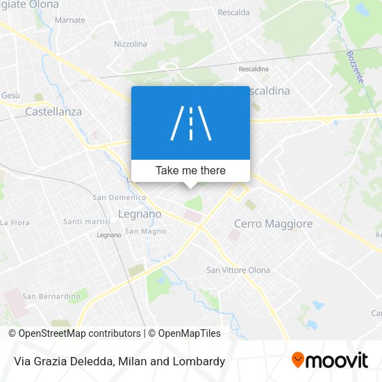 Via Grazia Deledda map