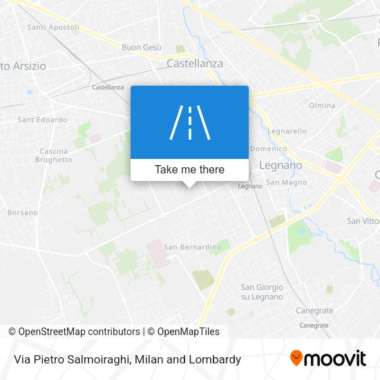 Via Pietro Salmoiraghi map