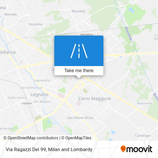 Via Ragazzi Del 99 map